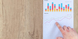 bar and line graphs